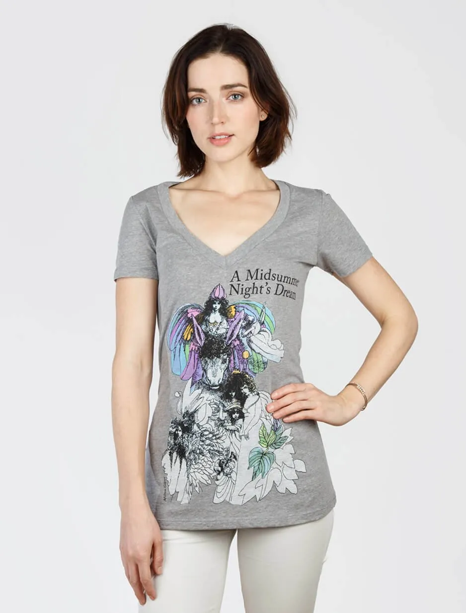 A Midsummer Night's Dream Women's V-Neck T-Shirt