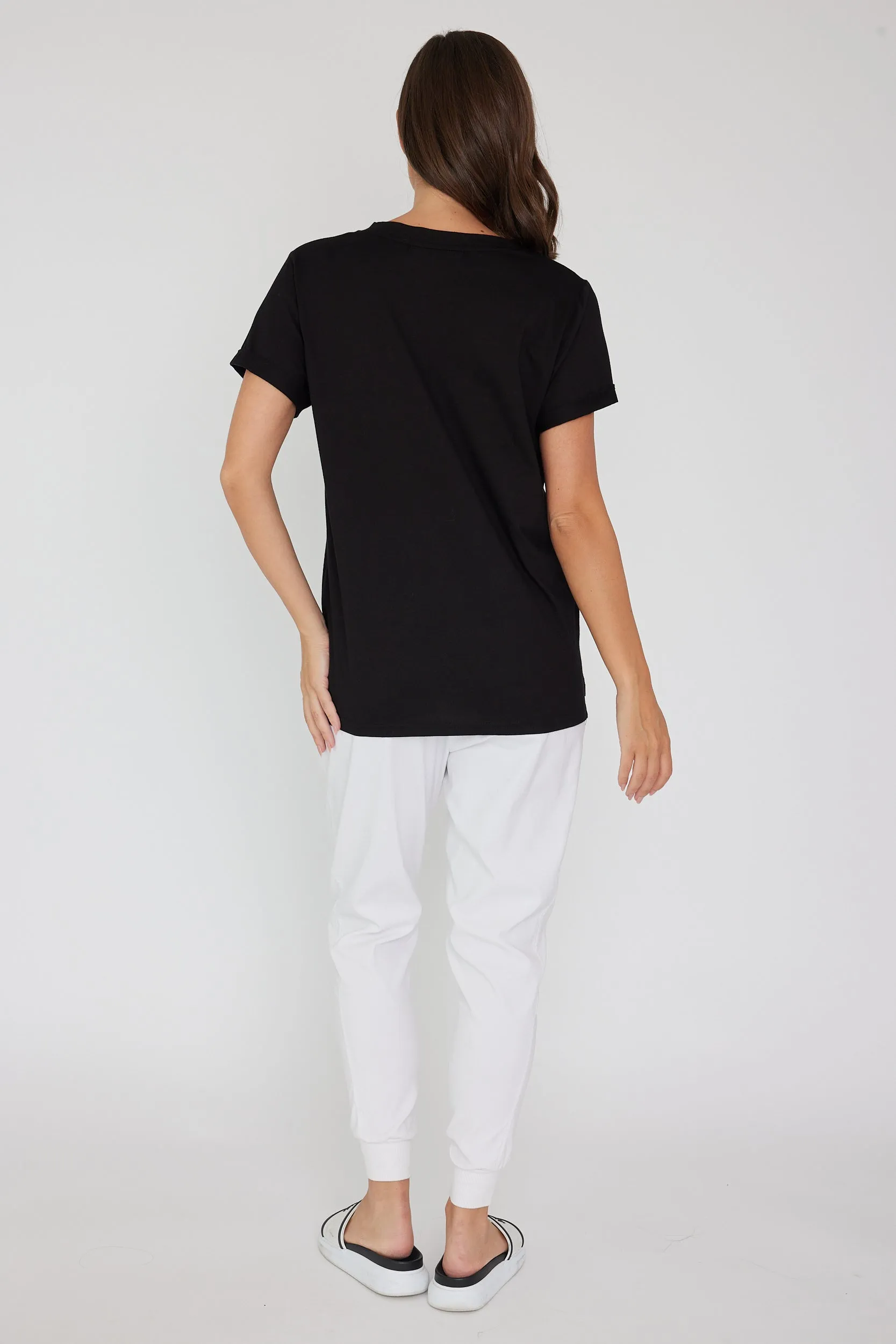 ALX V-Neck T-Shirt Black