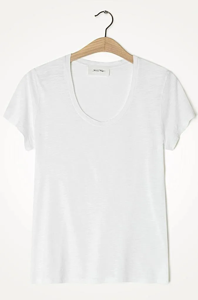 American Vintage Jacksonville Scoop Neck S/S Tee - Various Colours