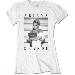 Ariana Grande Womens/Ladies Mug Shot Scoop Neck T-Shirt