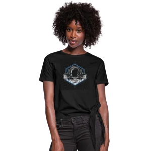 Astronaut Drive Women's Knotted T-Shirt