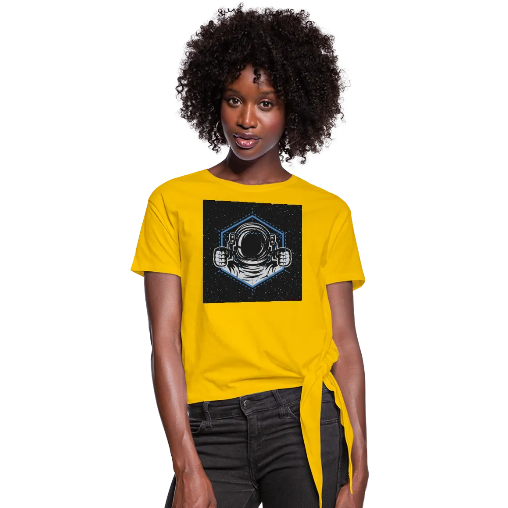 Astronaut Drive Women's Knotted T-Shirt