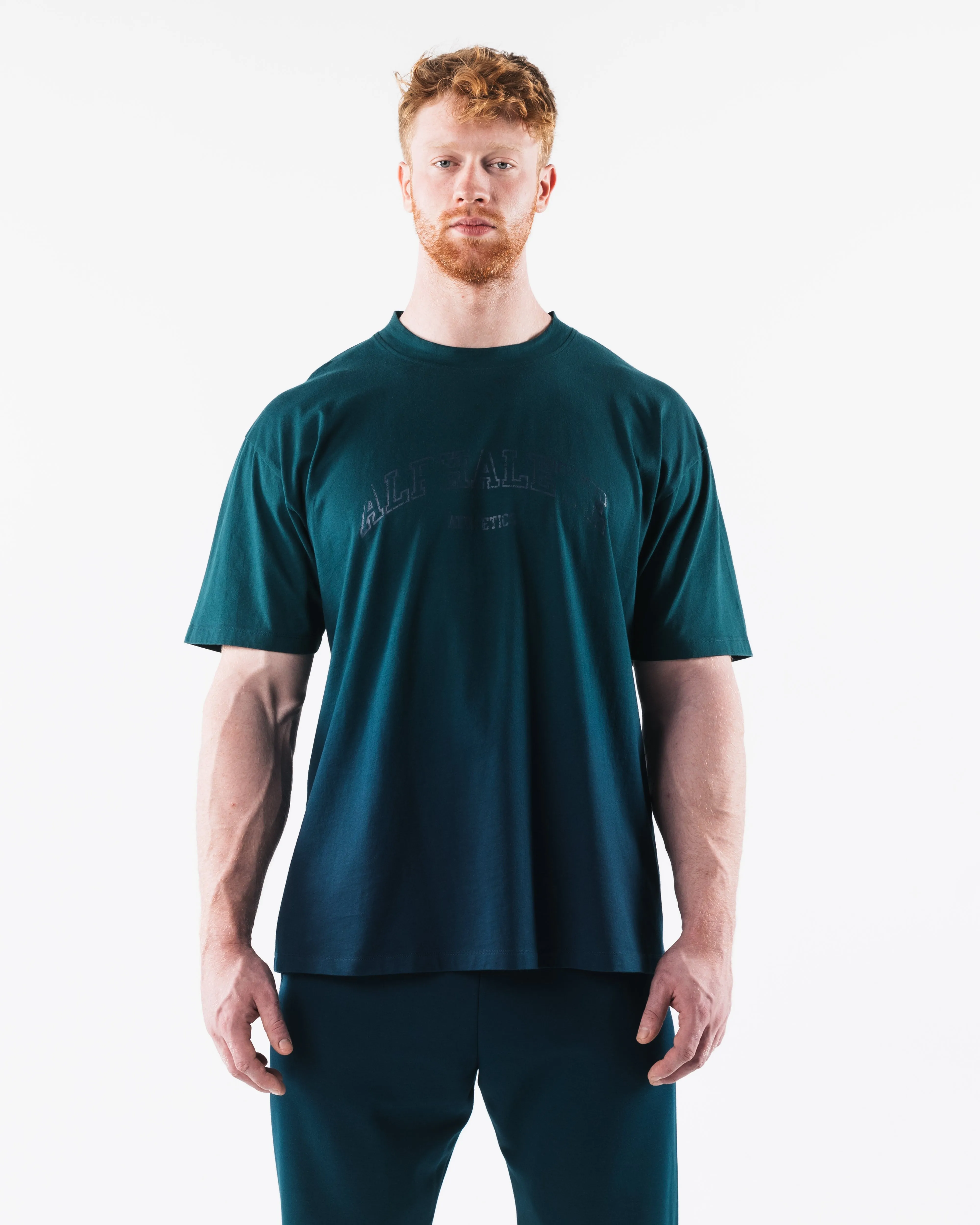 Athletics Distressed Tee - Deep Sky Ombre