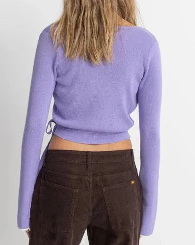 Ballet Wrap Top in Lavender