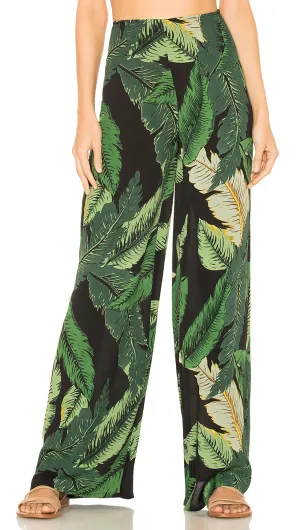 Beach Riot Celeste Pant Black Palm