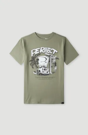 Blend T-Shirt | Deep Lichen Green