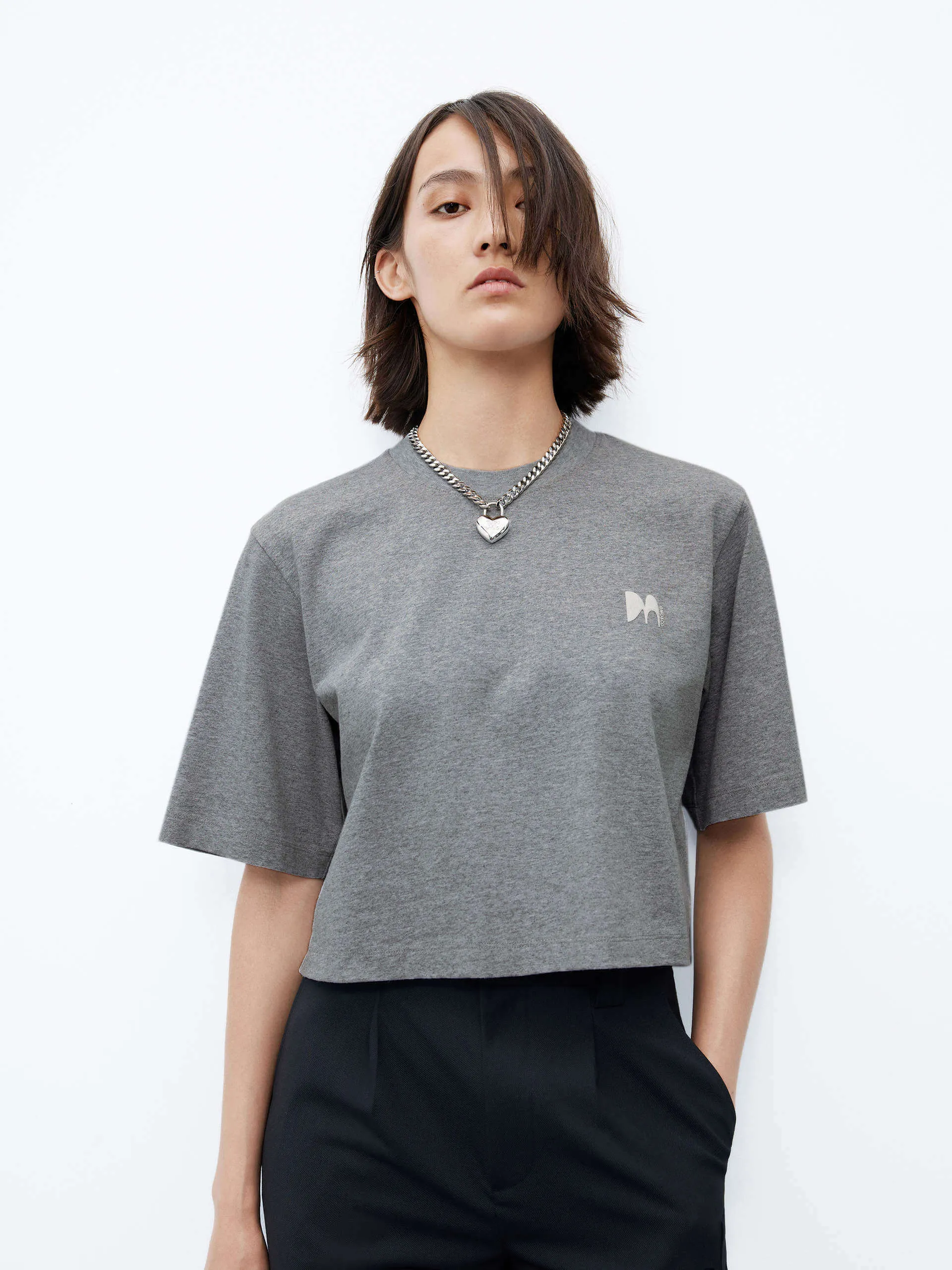 Boxy Fit Cotton T-shirt