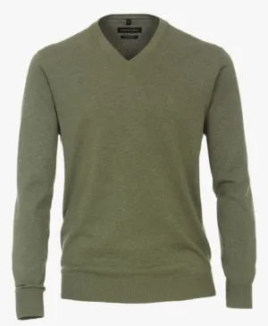 Casa Moda  V-Neck Cotton Jumper