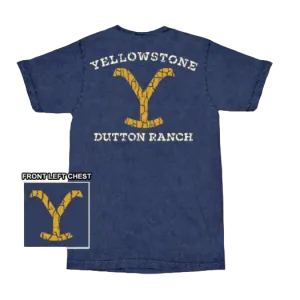 Changes Yellowstone Men's Navy Blue Mineral T-Shirt