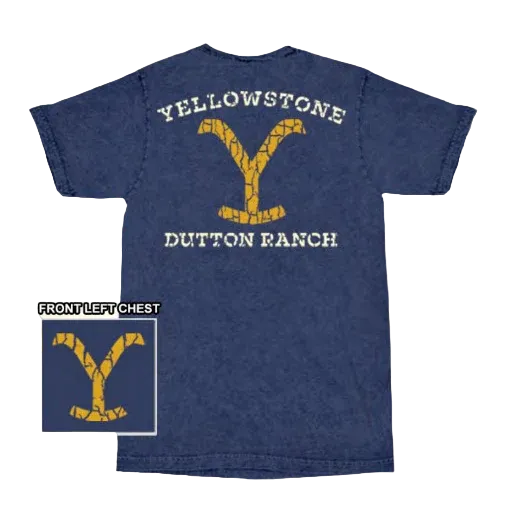 Changes Yellowstone Men's Navy Blue Mineral T-Shirt