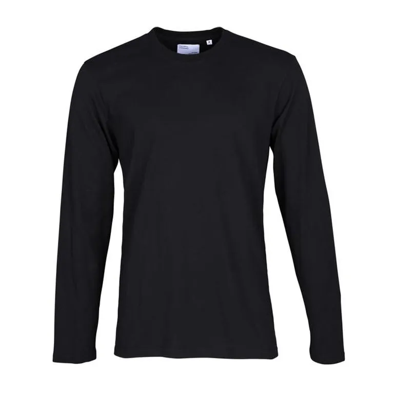 Colorful Standard Classic Organic Long Sleeve Tee - Deep Black