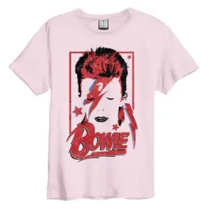 David Bowie T-shirt - Aladdin Sane, Pink