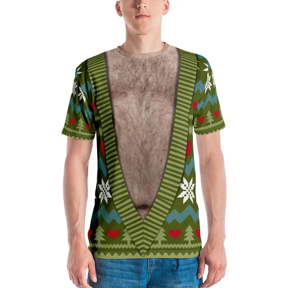 Deep V-Neck Christmas T-shirt