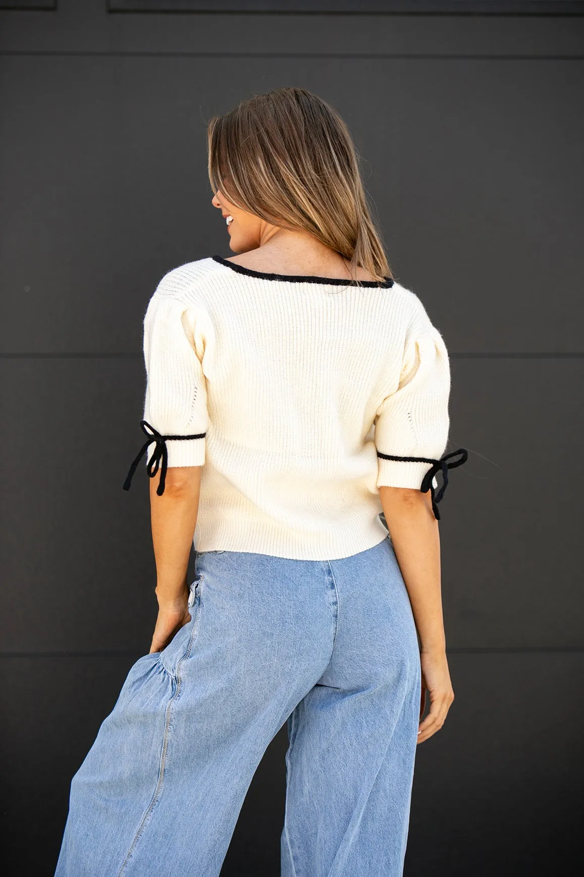 Elaine Button Down Sweater