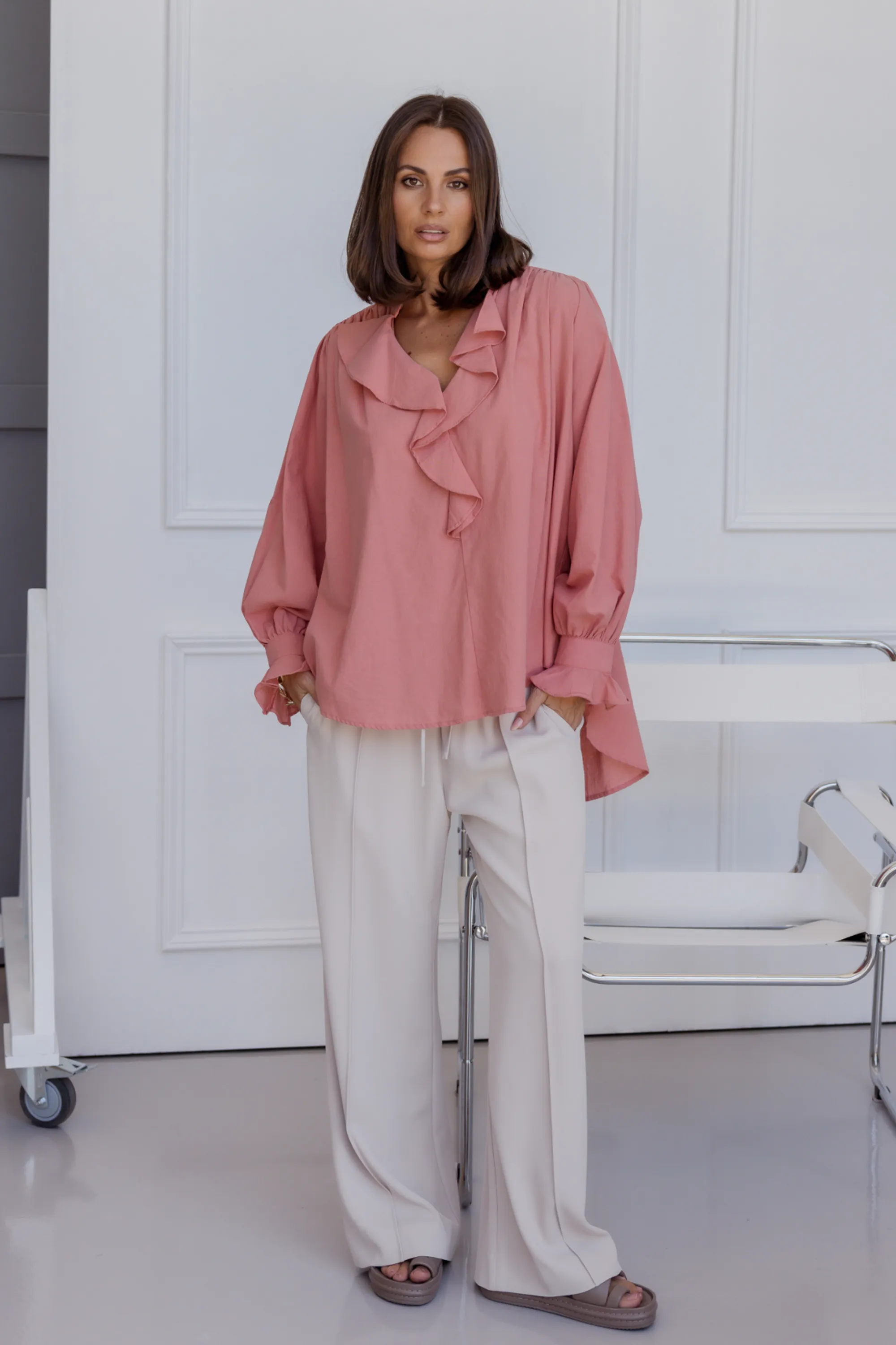 EQUINOX Blouse Dusty Rose