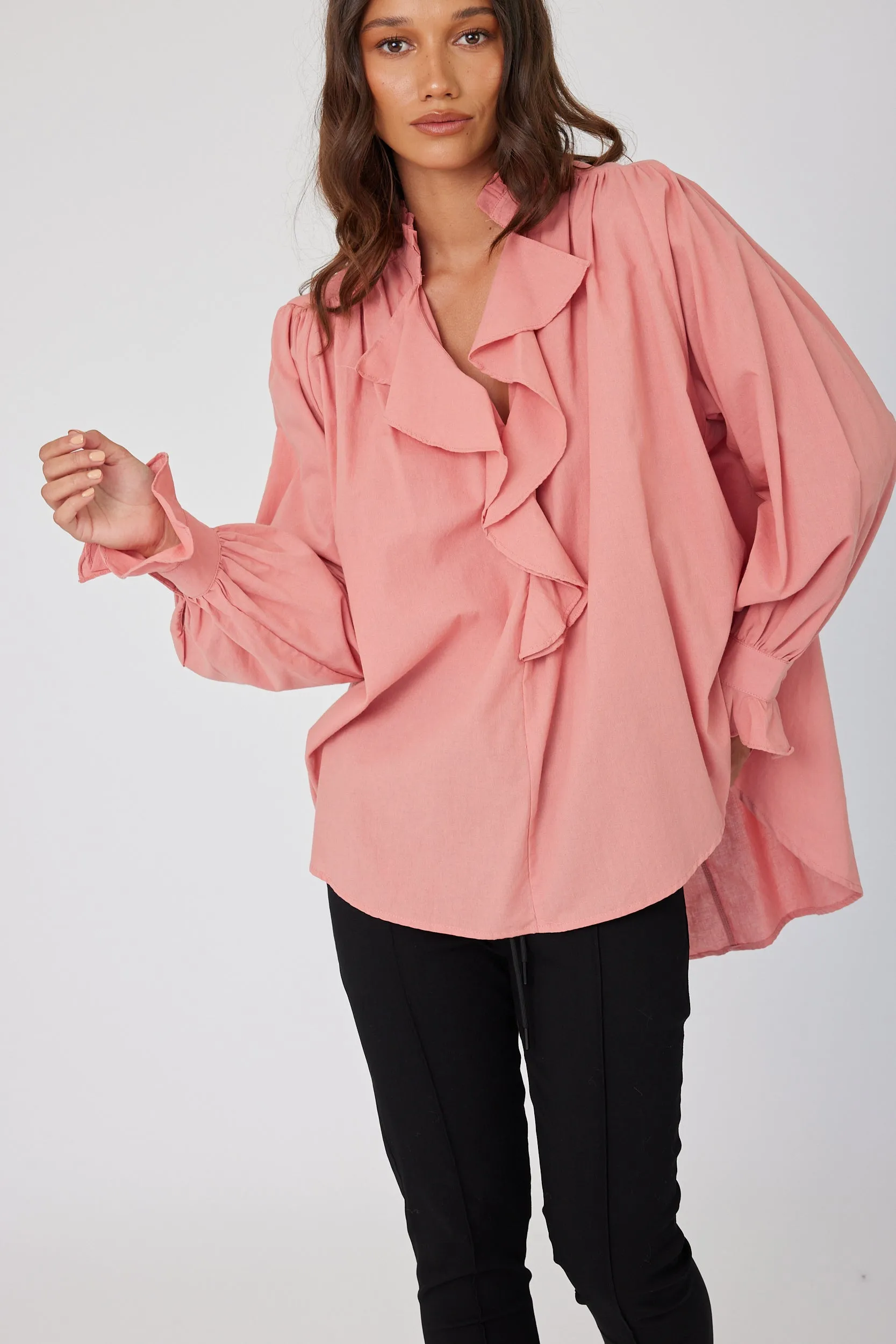 EQUINOX Blouse Dusty Rose