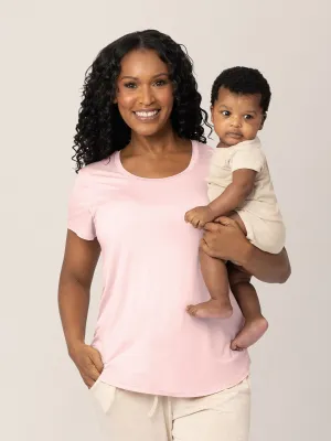 Everyday Maternity & Nursing T-shirt | Dusty Pink