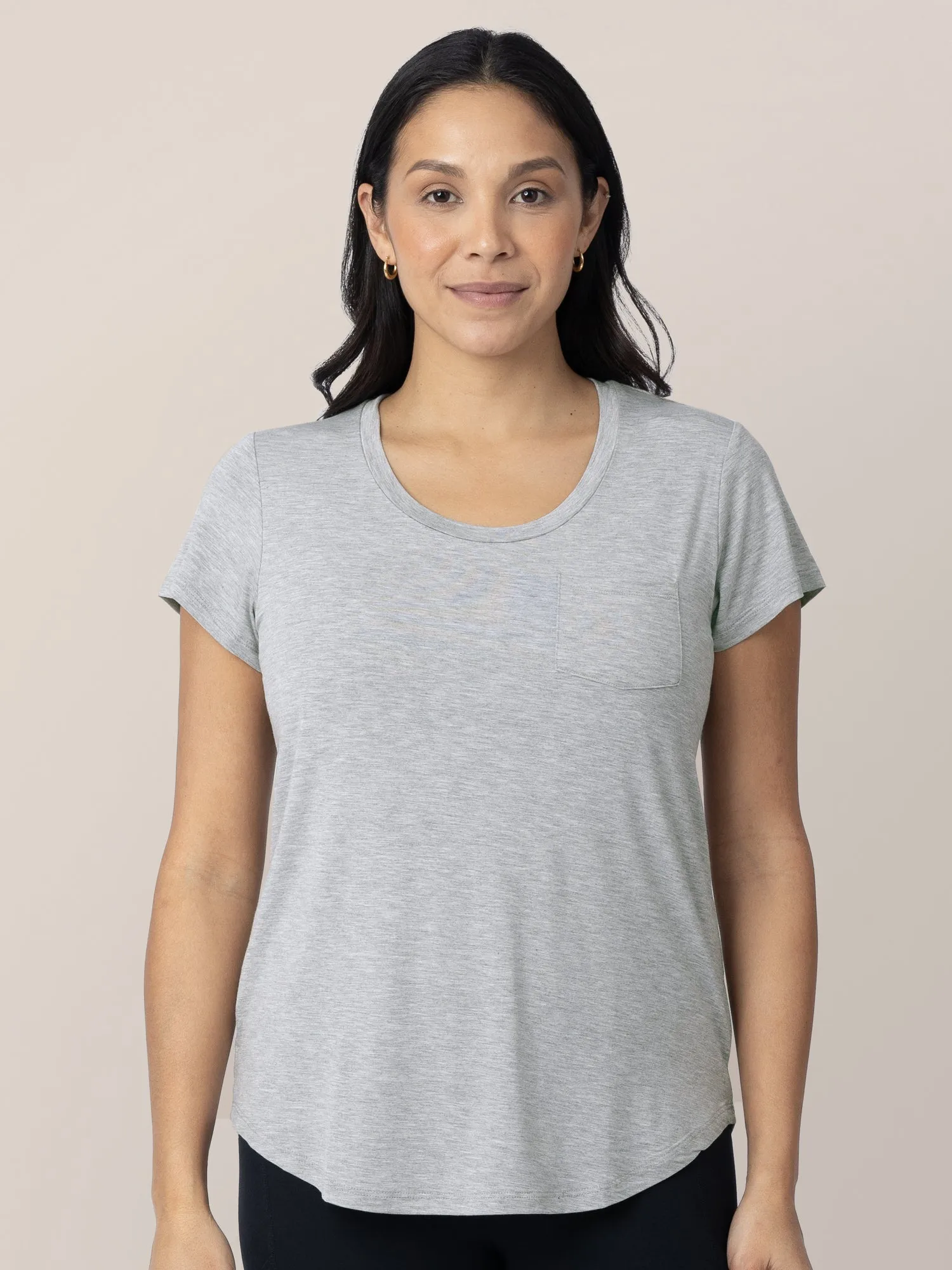 Everyday Maternity & Nursing T-shirt | Grey Heather