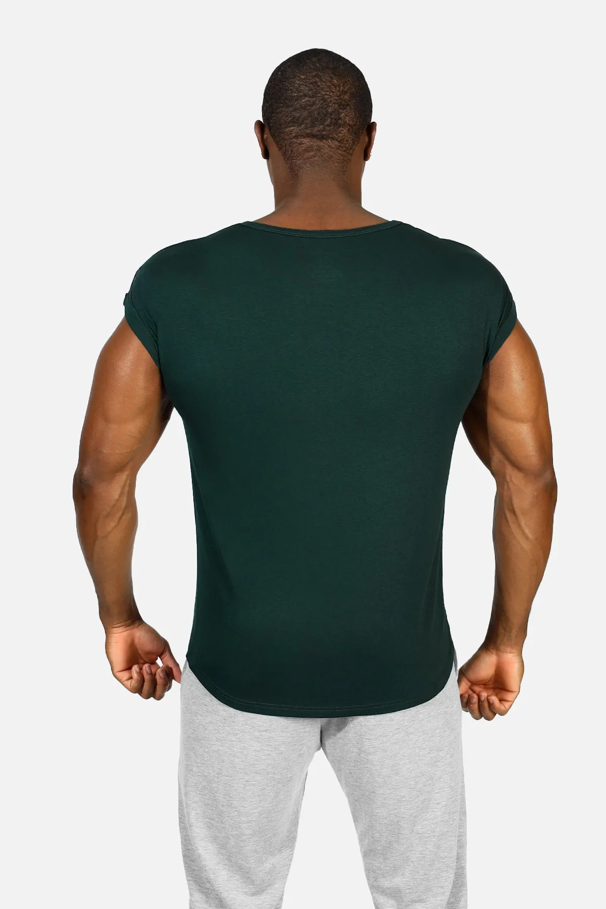 Evolve Men's Cap Sleeve T-Shirt 2.0 - Forest Green