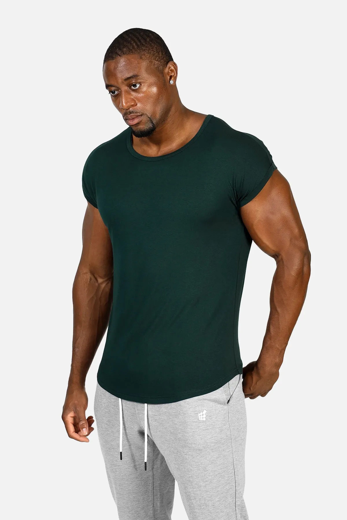 Evolve Men's Cap Sleeve T-Shirt 2.0 - Forest Green