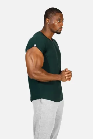 Evolve Men's Cap Sleeve T-Shirt 2.0 - Forest Green