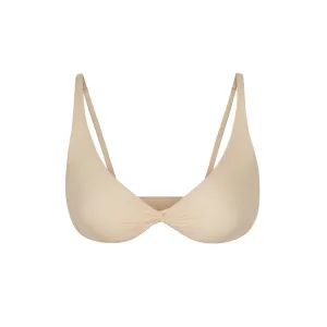 FITS EVERYBODY SKIMPY SCOOP BRALETTE | SAND