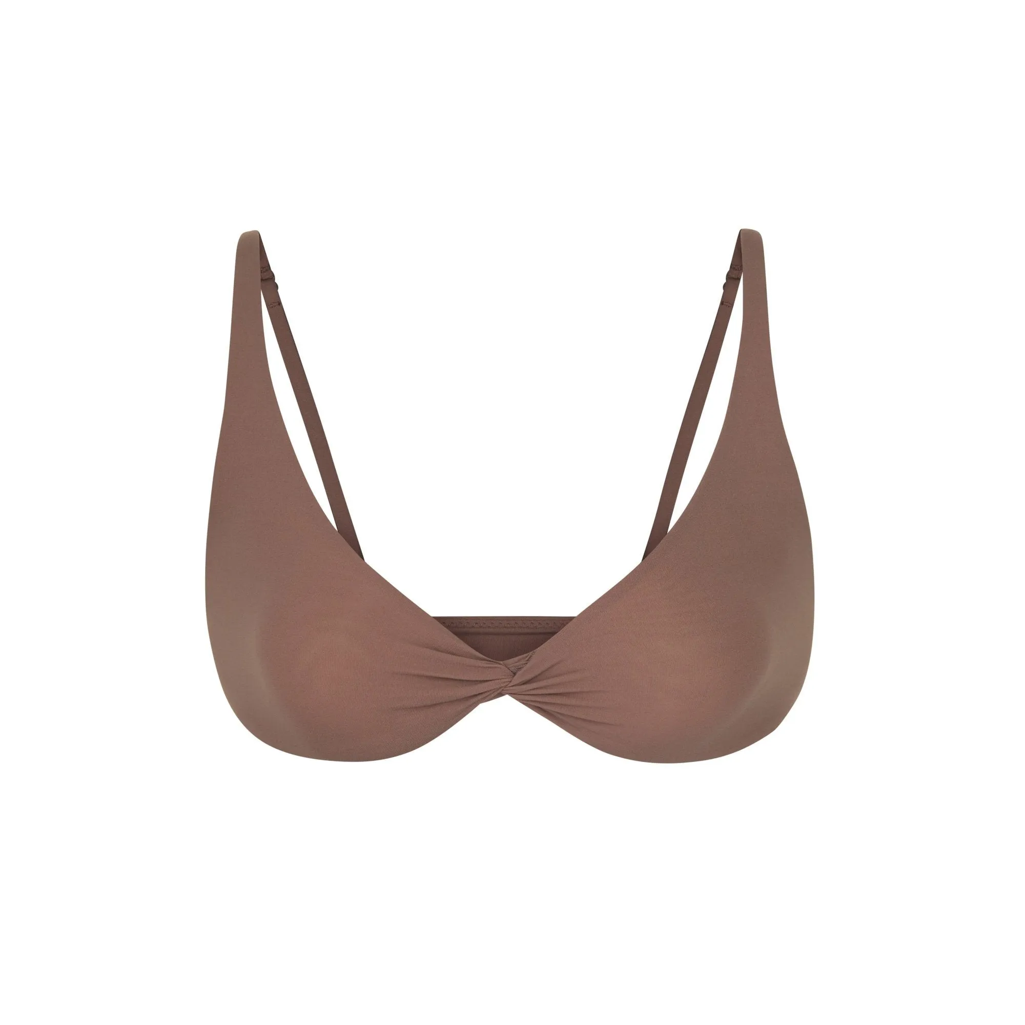 FITS EVERYBODY SKIMPY SCOOP BRALETTE | UMBER