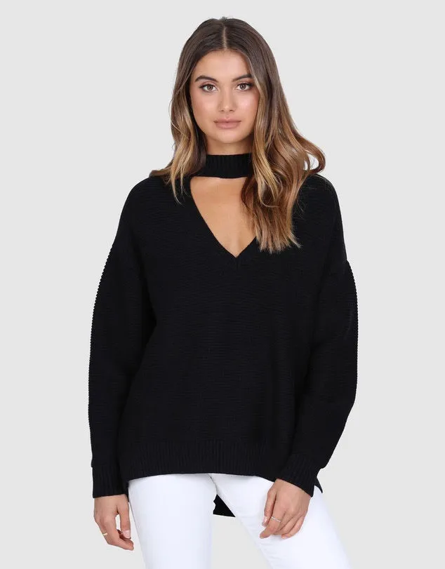 Frida black knit