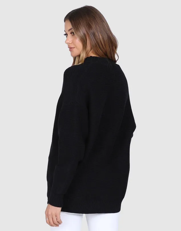 Frida black knit