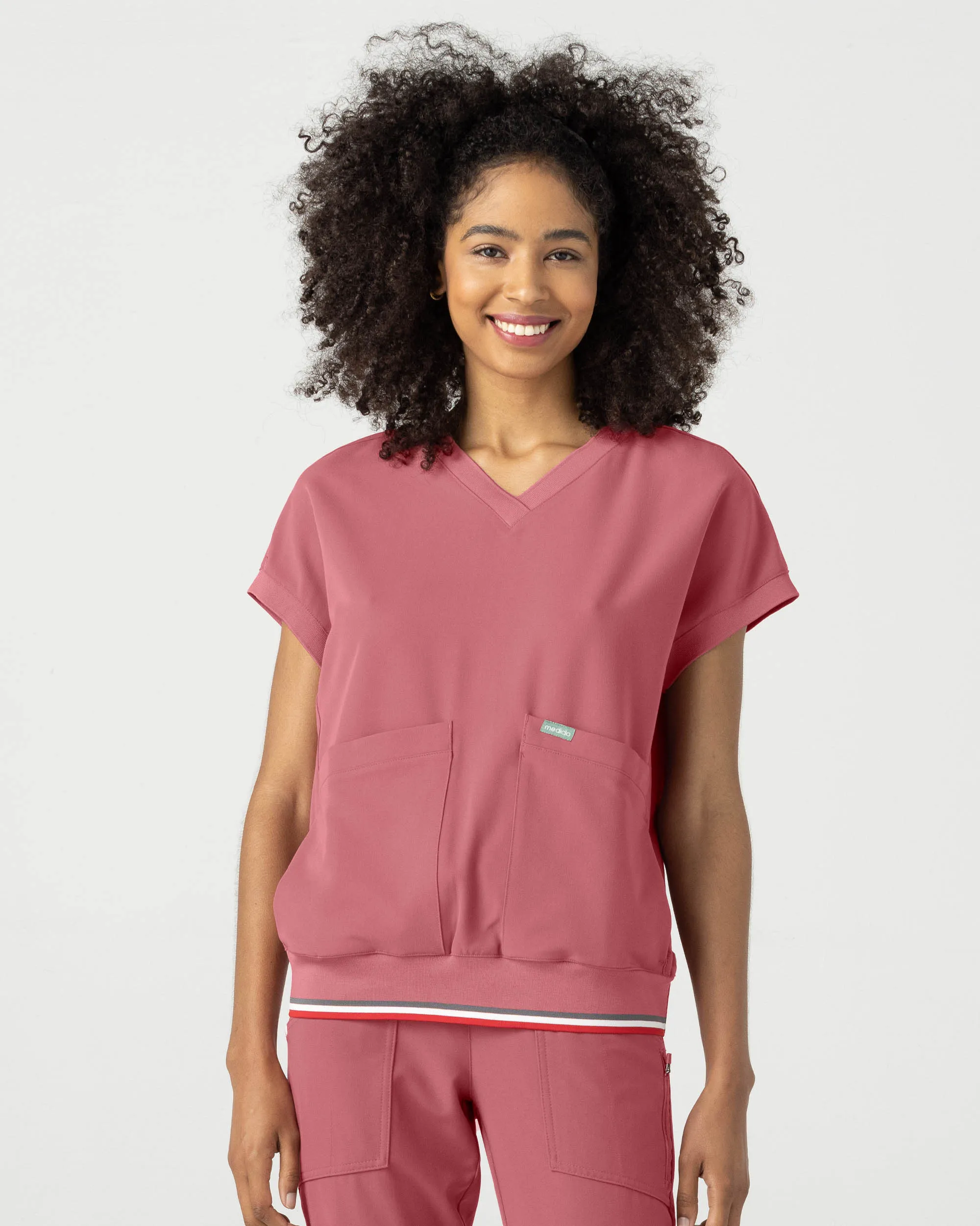 FYSEL® Lanai‎ ‎ Rib Band Scrub Top