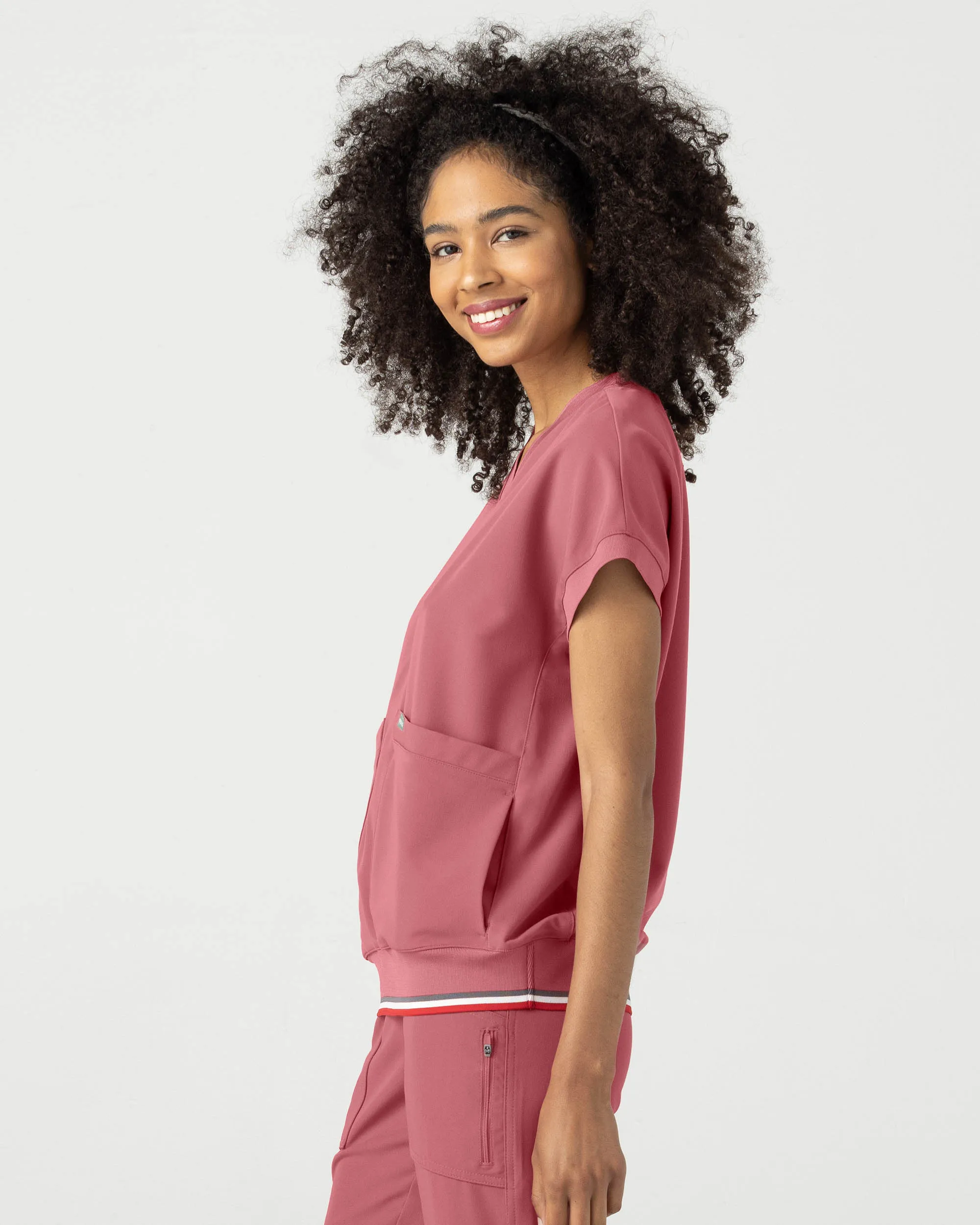 FYSEL® Lanai‎ ‎ Rib Band Scrub Top