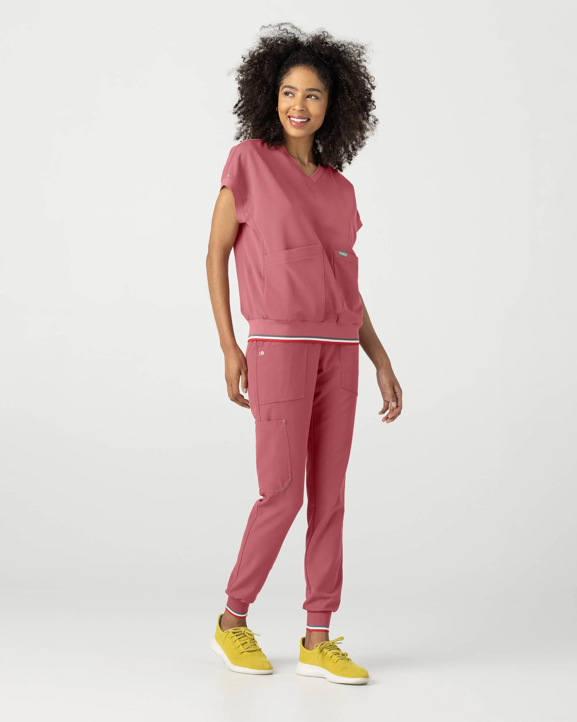 FYSEL® Lanai‎ ‎ Rib Band Scrub Top