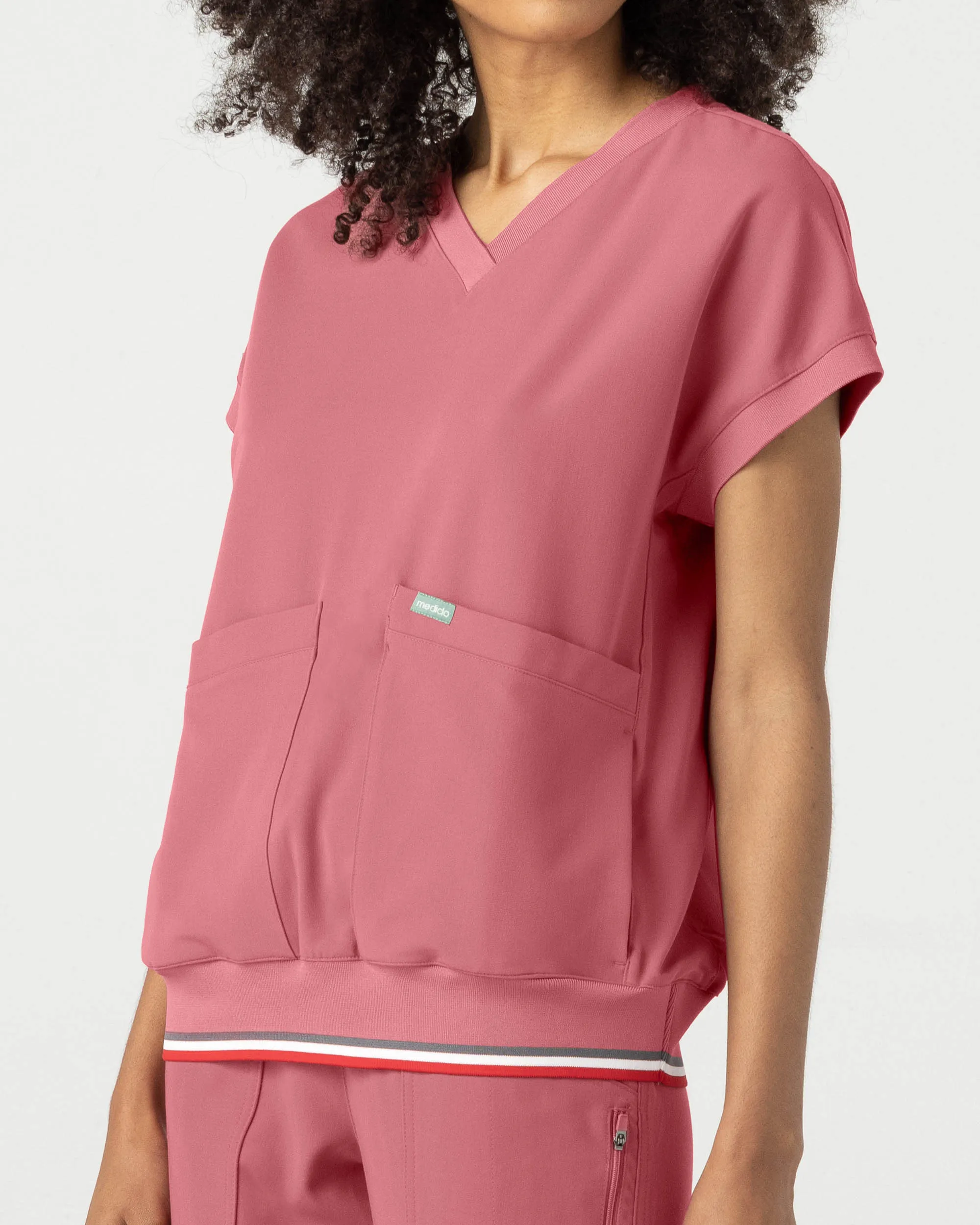 FYSEL® Lanai‎ ‎ Rib Band Scrub Top