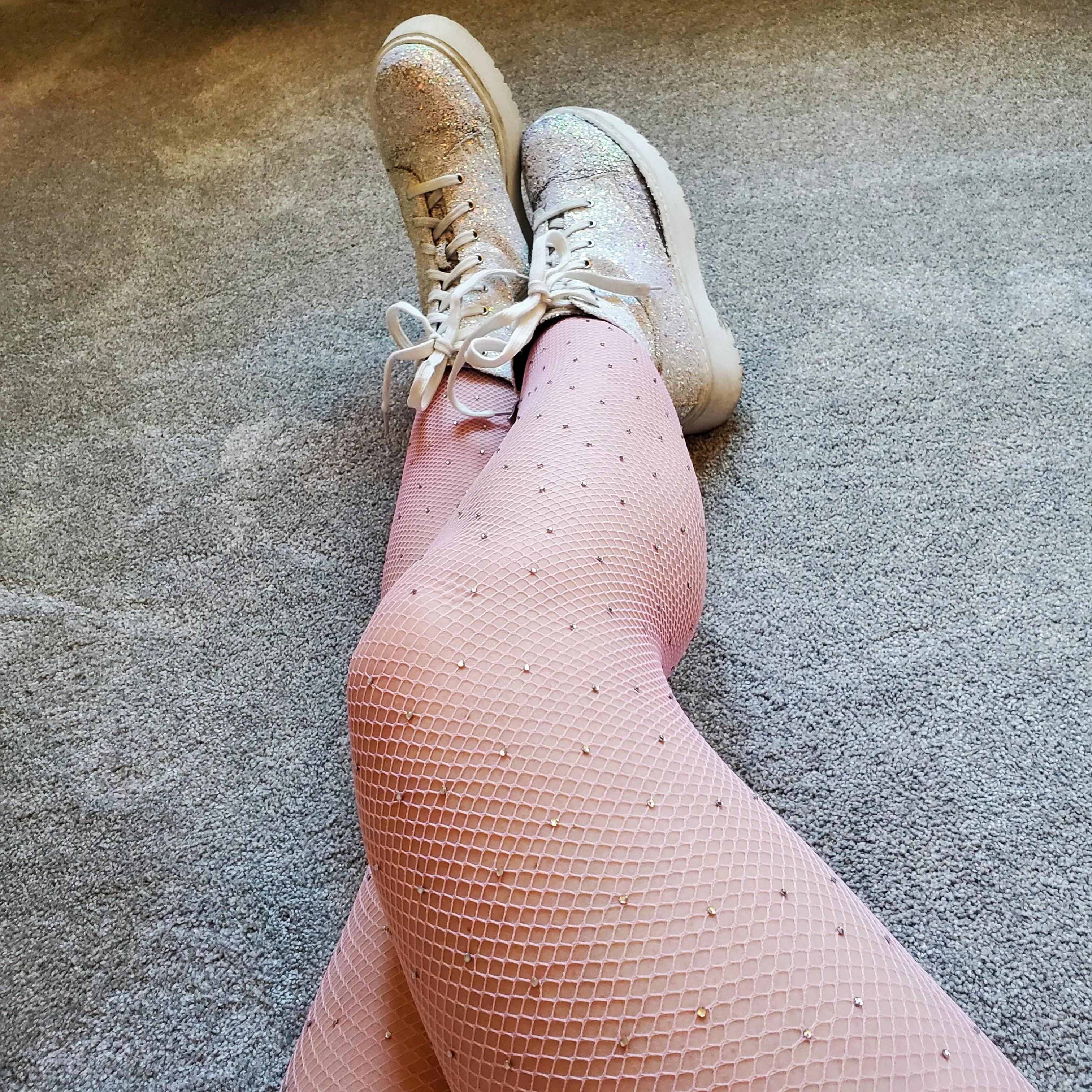 Garter Fishnets (MORE COLORS)