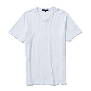 Georgia V Neck T-Shirt- White