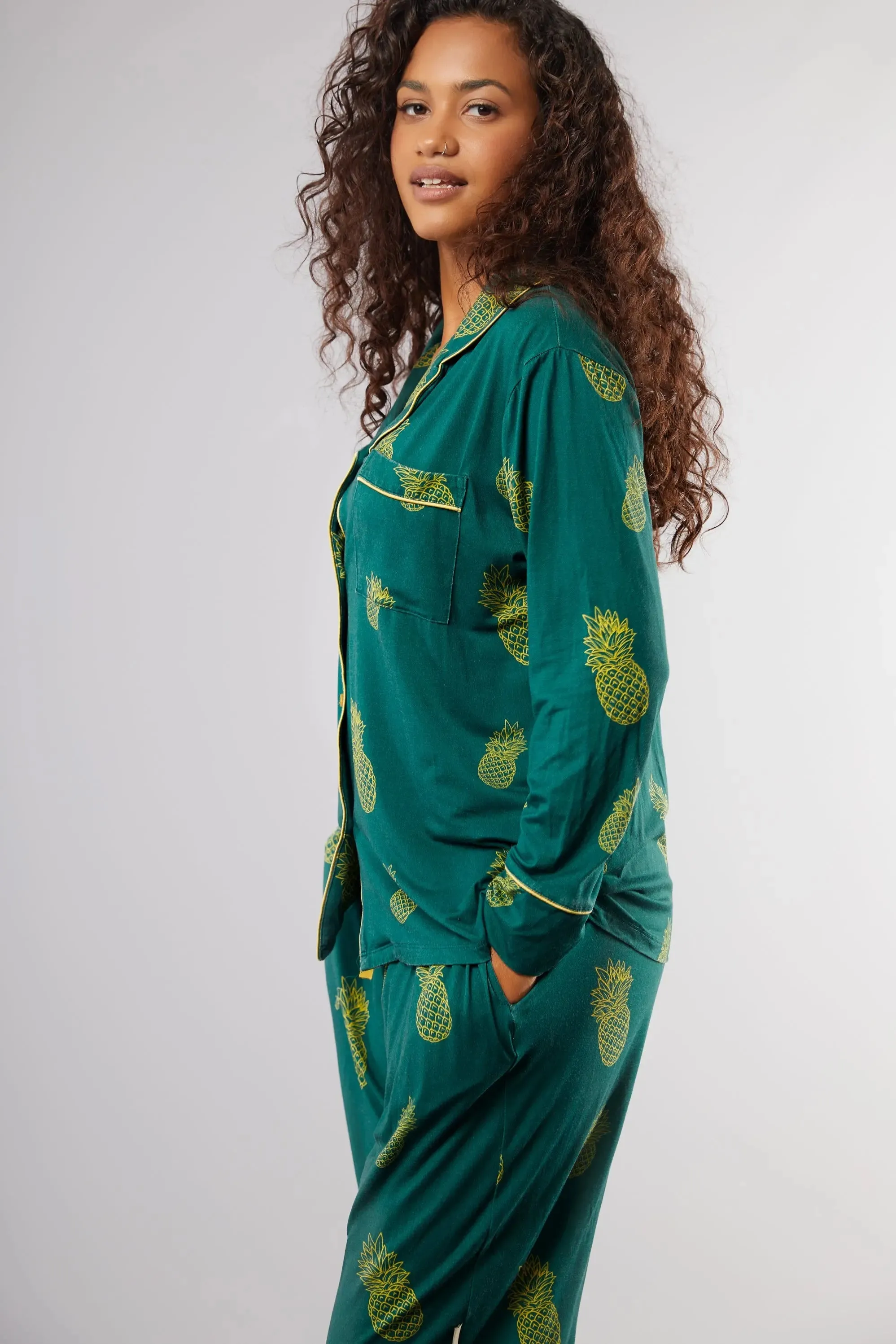 Golden Pineapple II Classic Pyjama Trouser Set