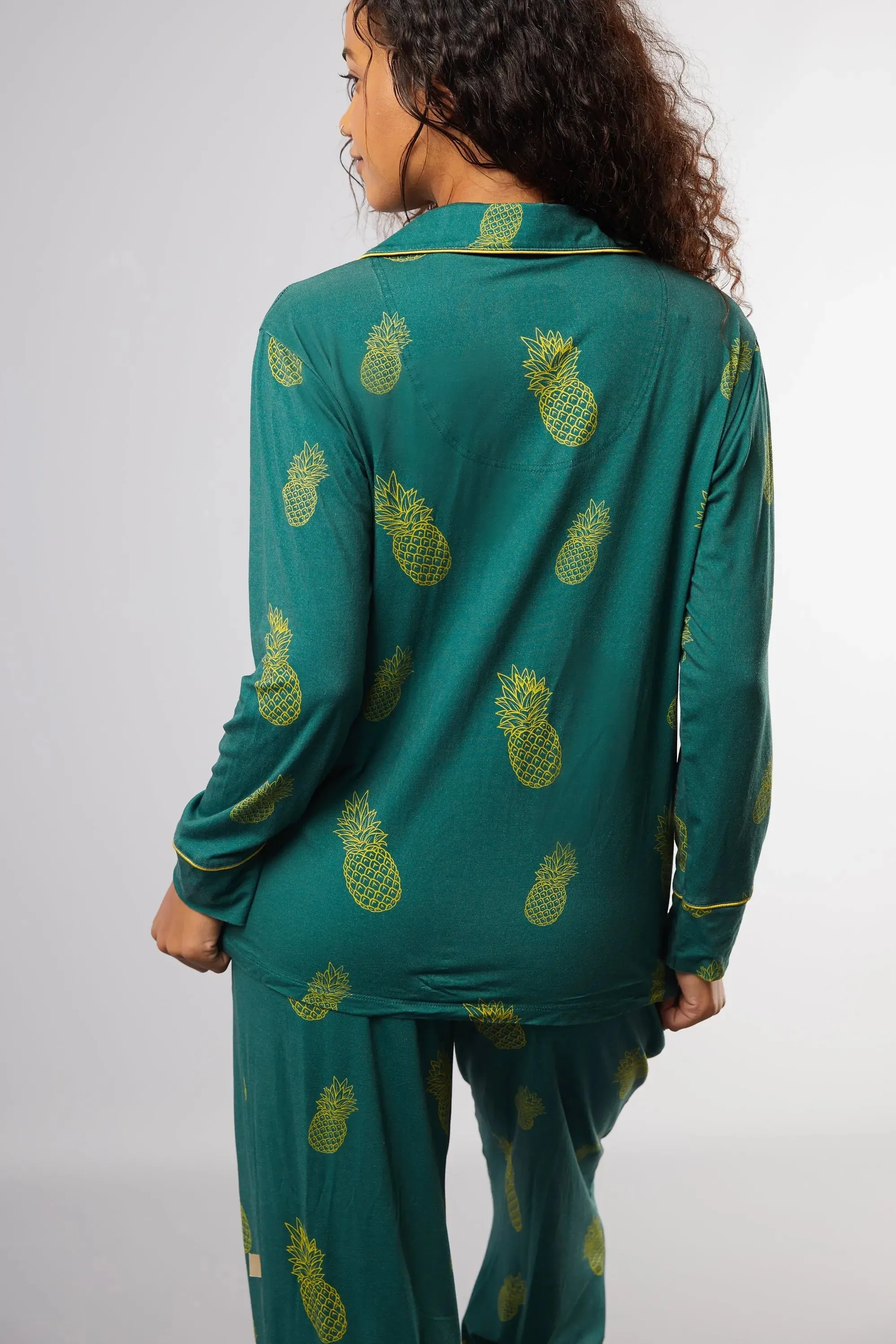 Golden Pineapple II Classic Pyjama Trouser Set