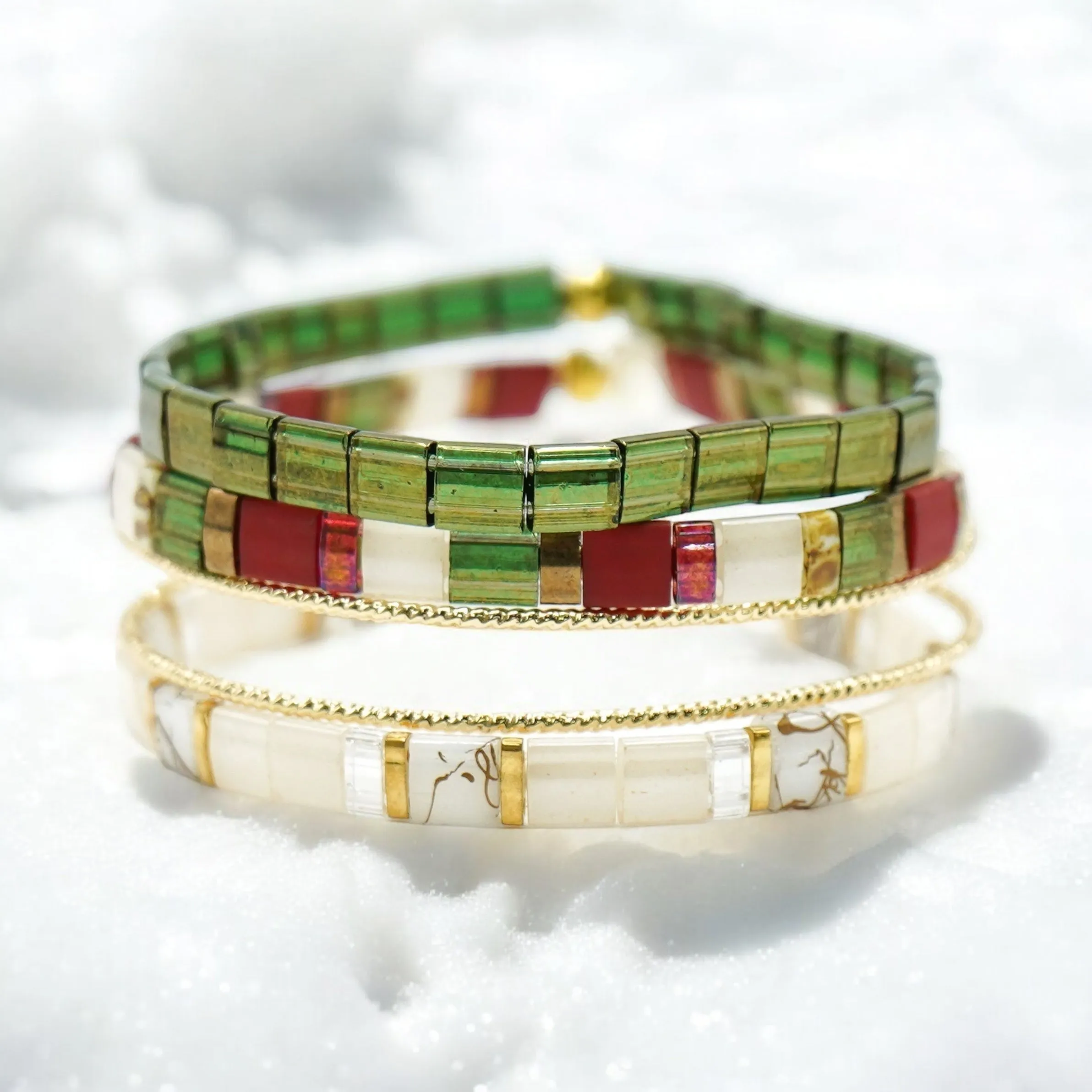 HOLIDAY - Bracelet Stack of 4