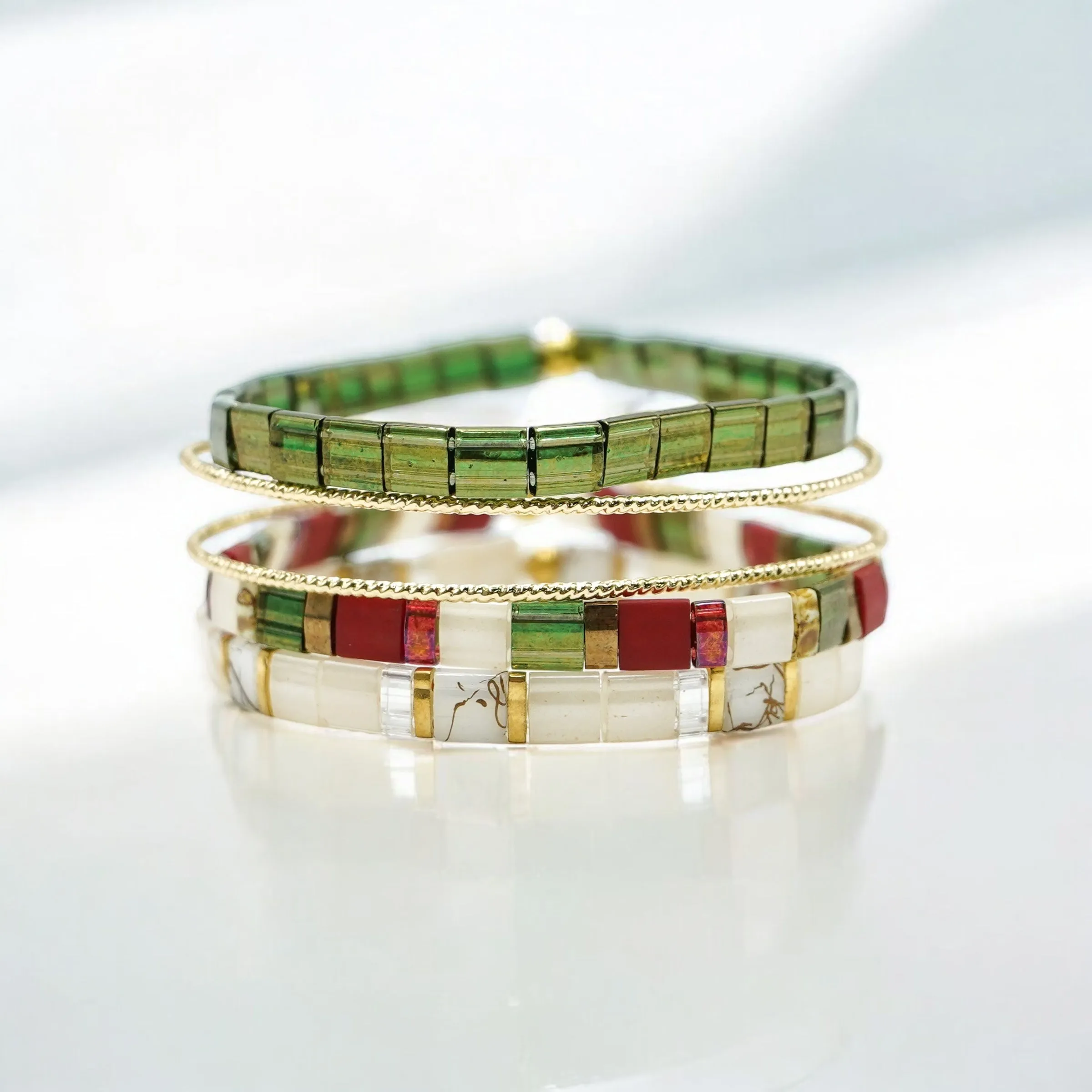 HOLIDAY - Bracelet Stack of 4