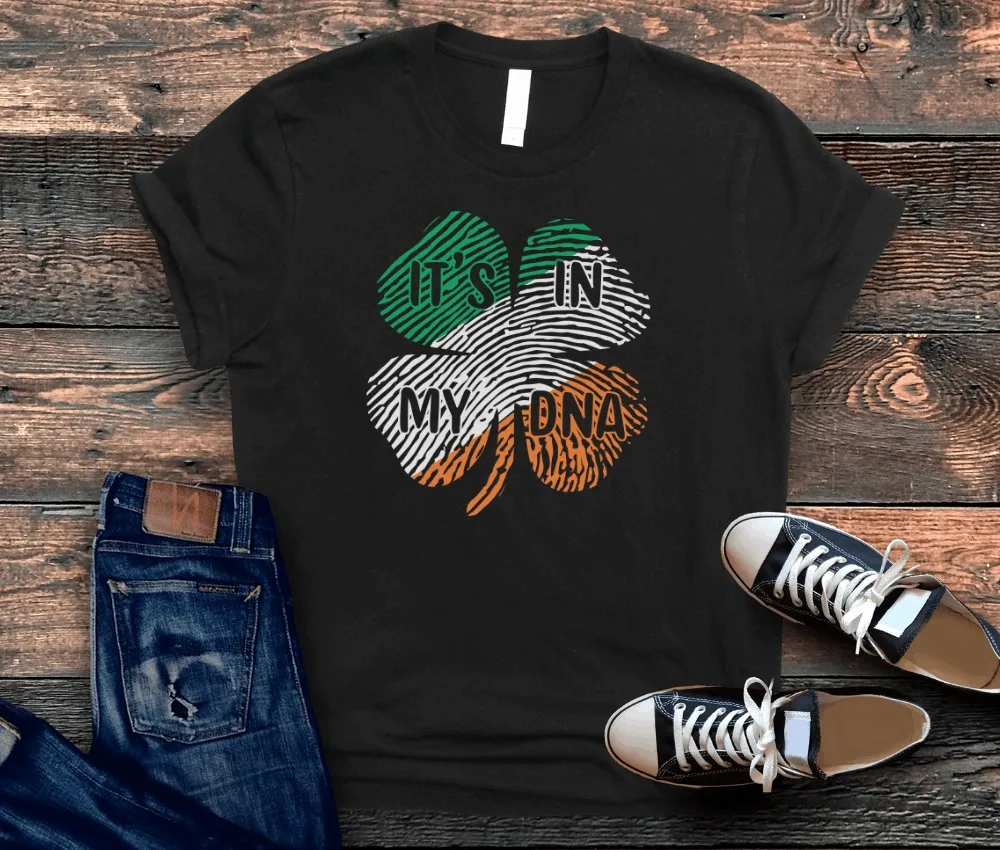 It's In My DNA St Patrick's Day T-Shirt for Boyfriend, Father, Mother, Grandfather, Grandmother, Friend