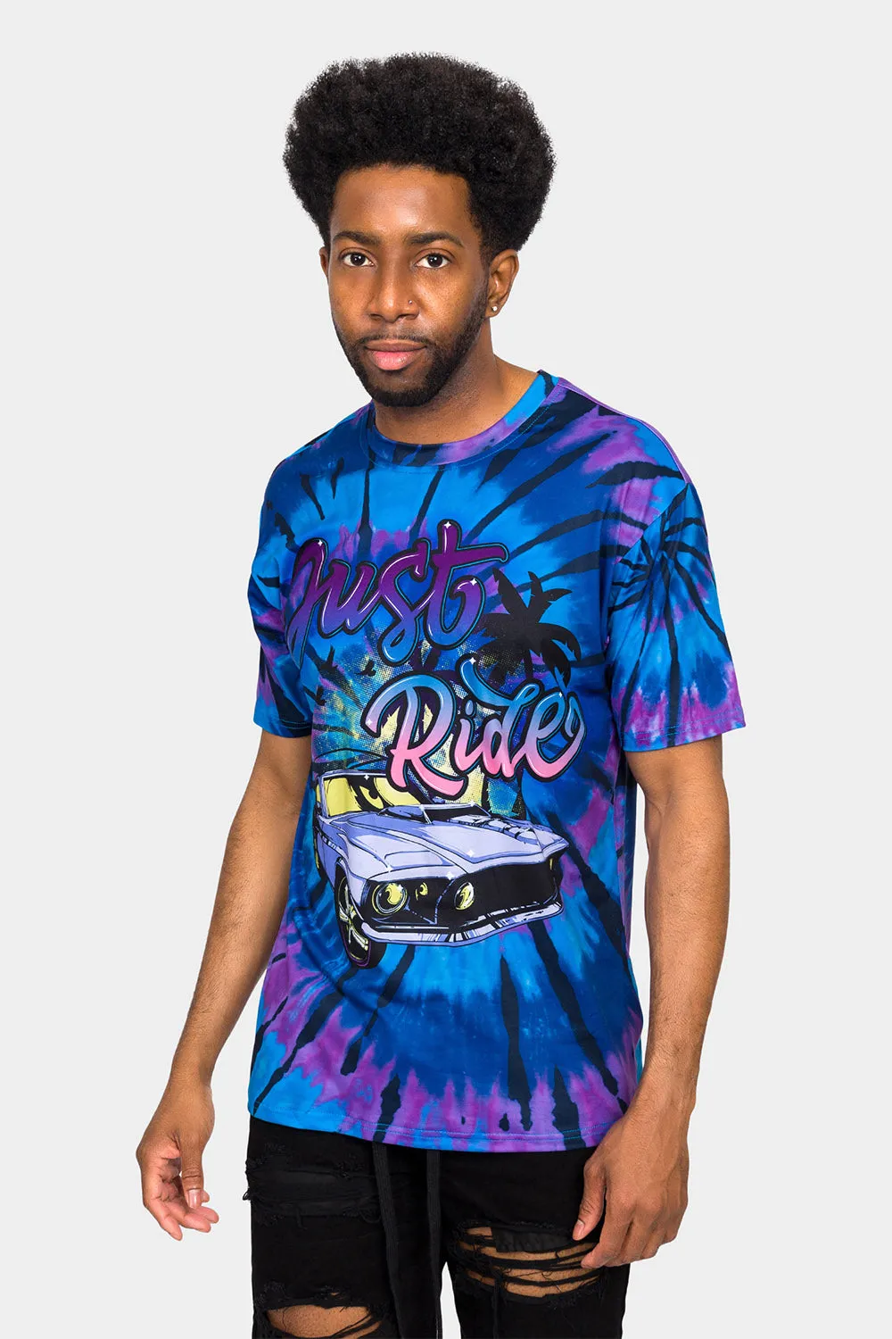 Just Ride Tie Dye T-Shirt