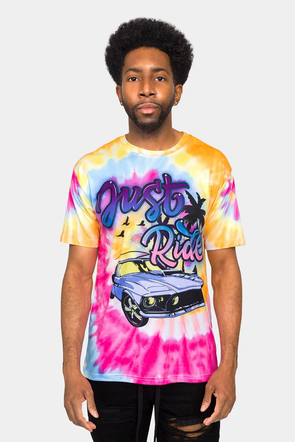 Just Ride Tie Dye T-Shirt