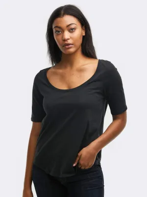 Katy Deep Scoop Tee