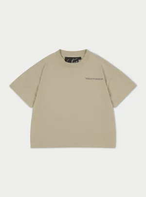 KIDS COPYRIGHT T-SHIRT - BEIGE