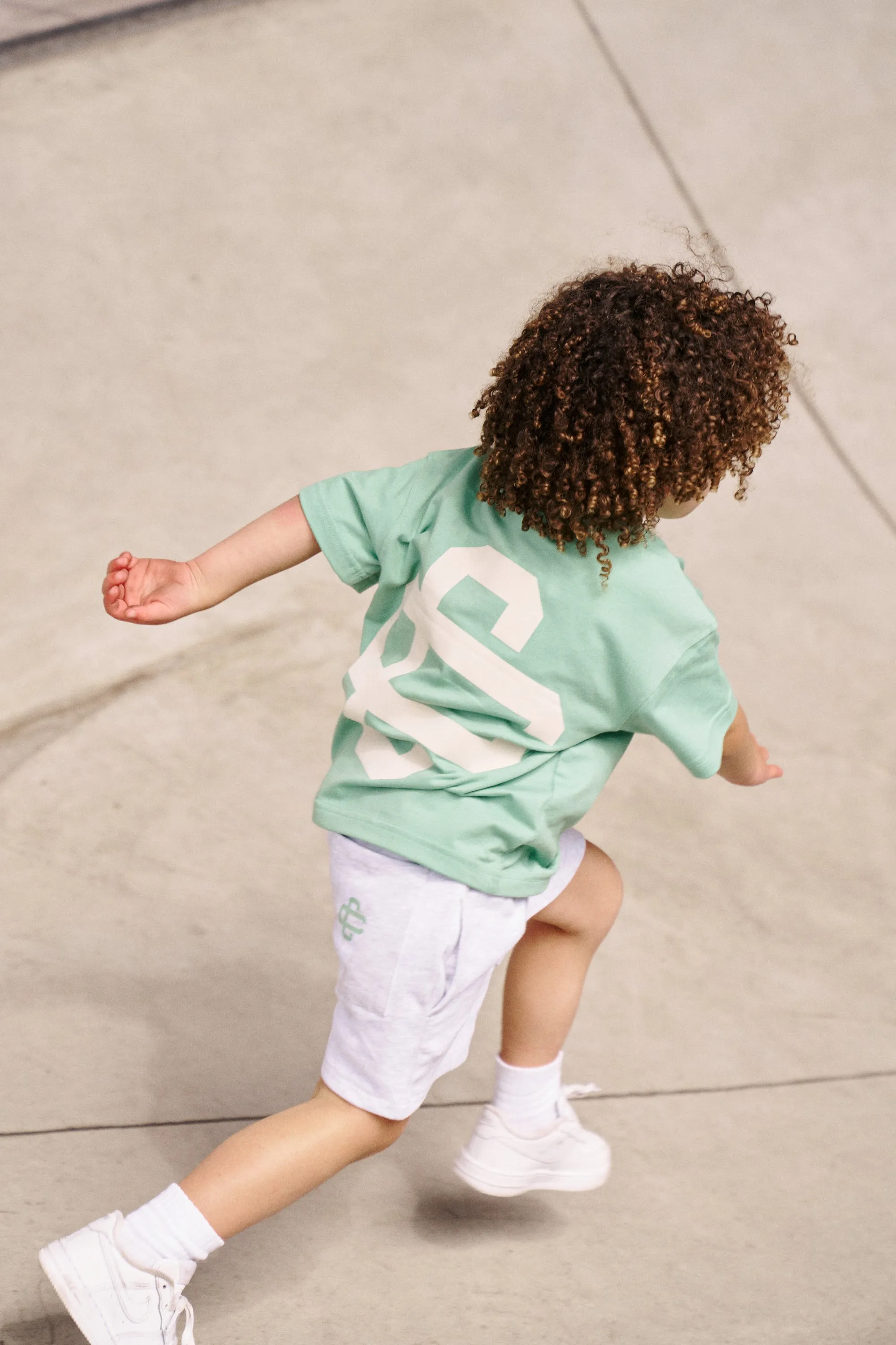 KIDS EMBLEM PUFF PRINT T-SHIRT - MINT