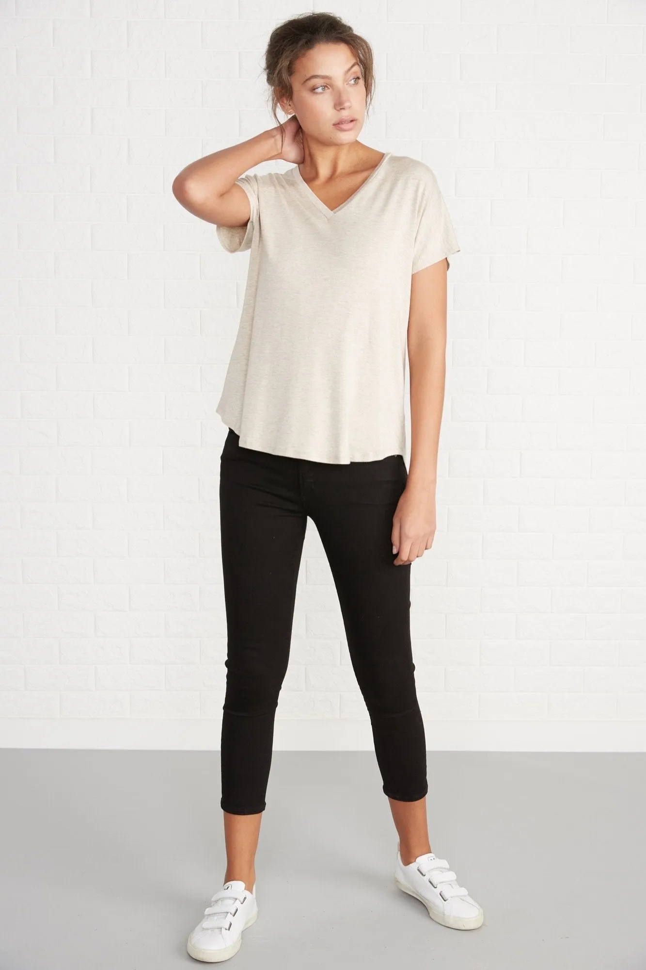 Liv Relaxed V-Neck Tee