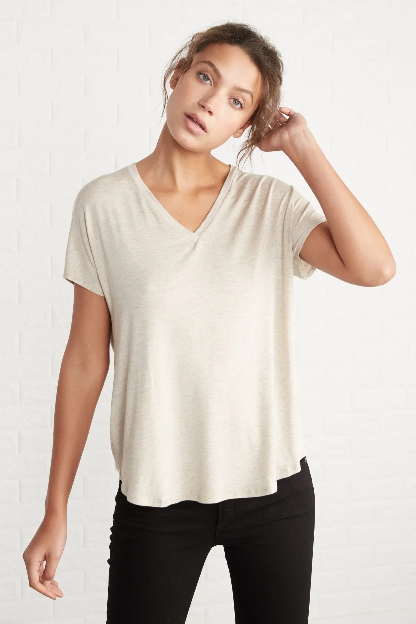 Liv Relaxed V-Neck Tee