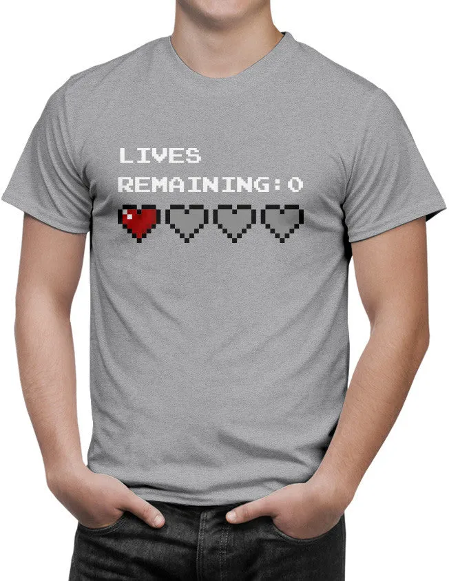 Lives Remaining Zero Unisex T-Shirt by Sexy Hackers