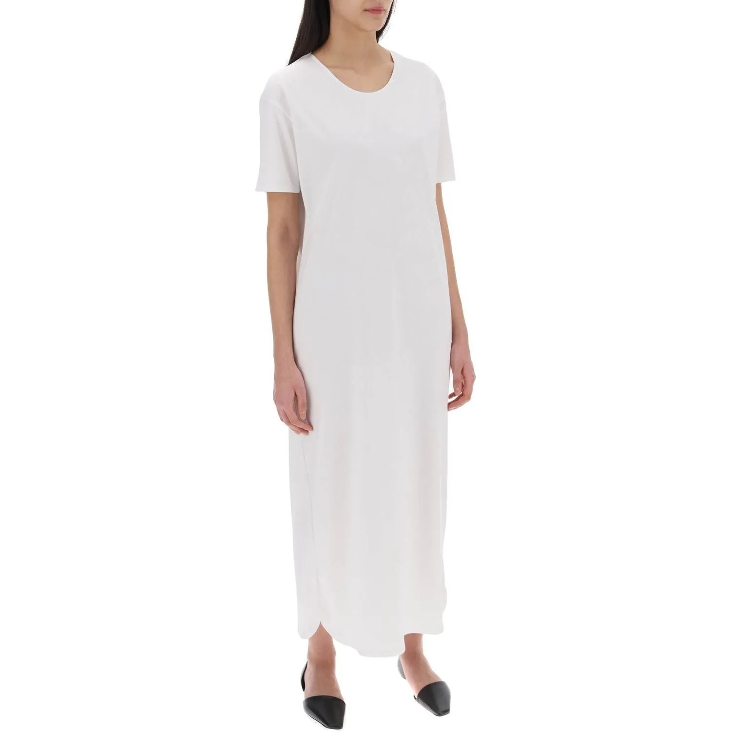 Loulou Studio maxi arue organic pima cotton dress