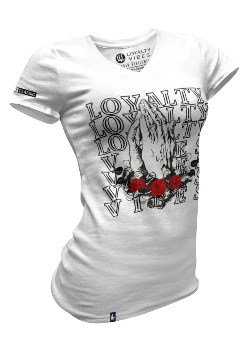 Loyalty Prayer V-Neck Tee